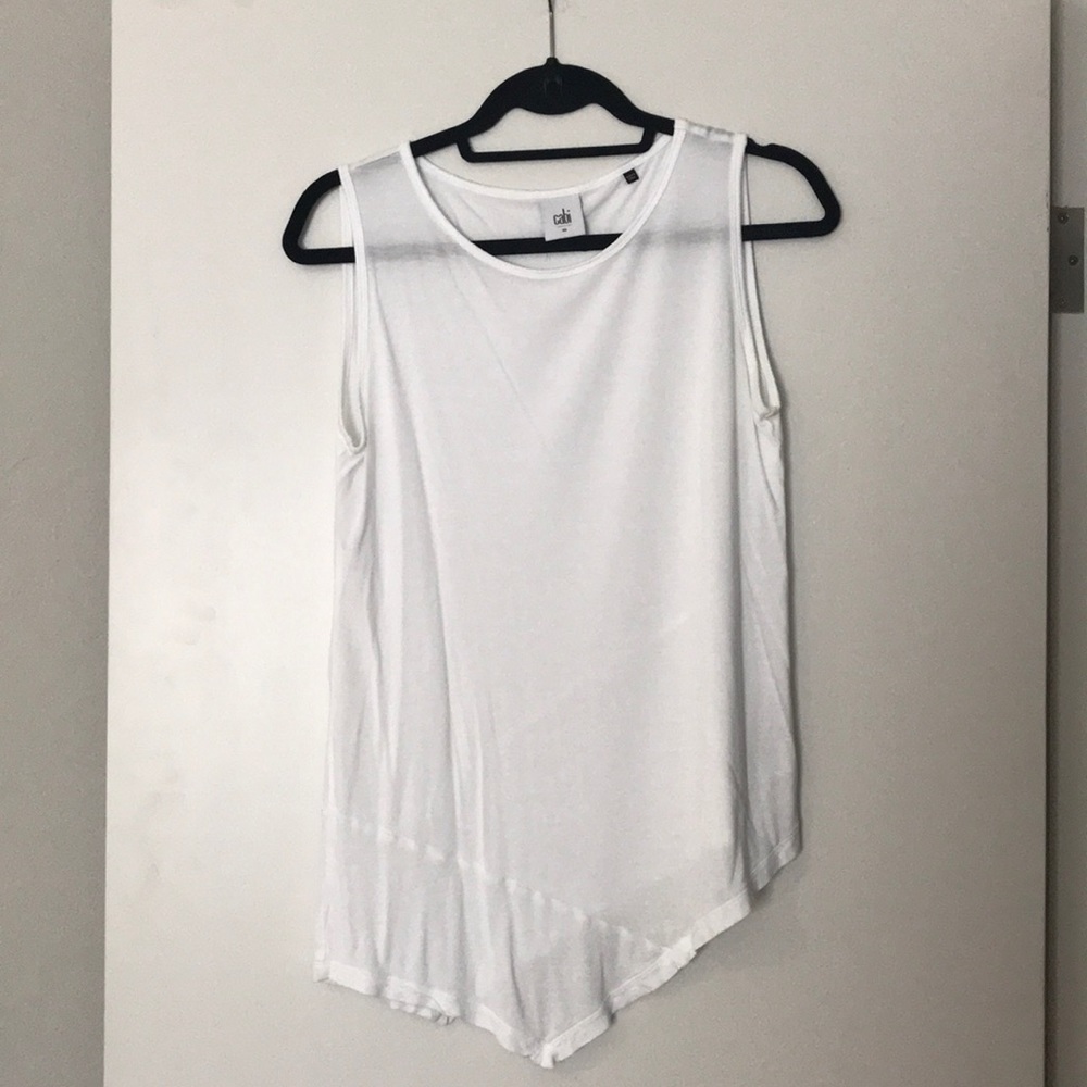 Cabi asymmetrical white tank size XS